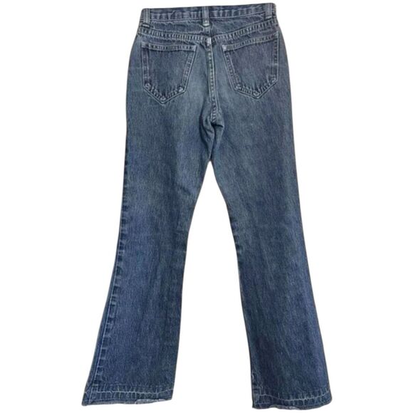 Limited Too Girls Jeans 10 Slim Bootcut Y2K Whiskered Vintage Denim Blue - Picture 2 of 15